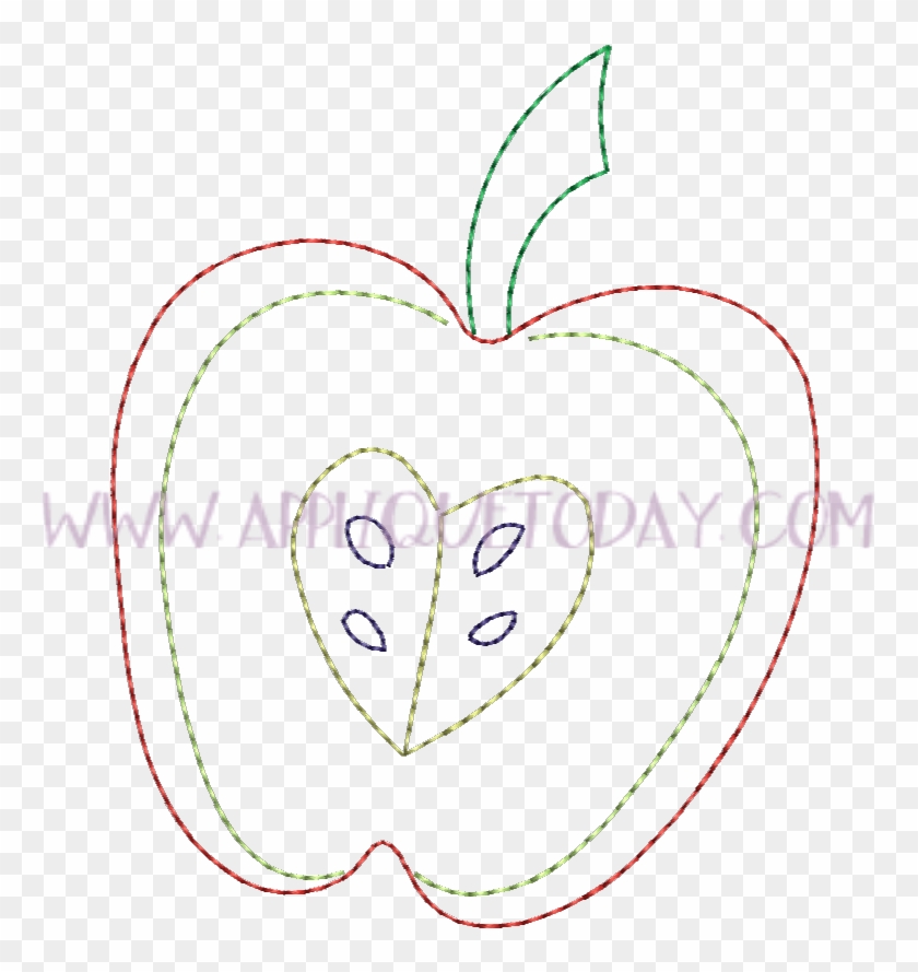 Apple - Line Art #1066449