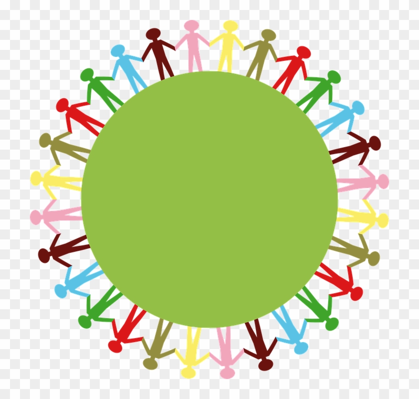 People Holding Hands Clipart 7, Buy Clip Art - Lets Make A Circle #1066915