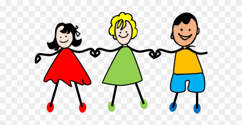 Children Holding Hands Clipart - Clip Art #1066923