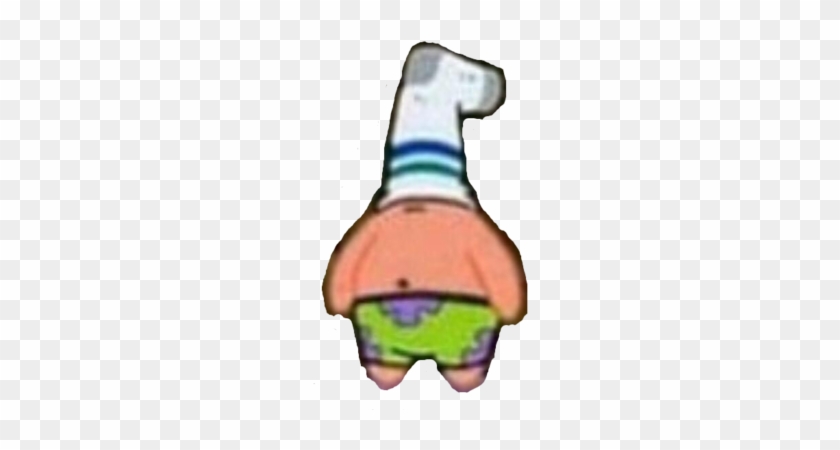 Patrick Star With A Sock On His Head - Patrick With A Sock On His Head #1066959