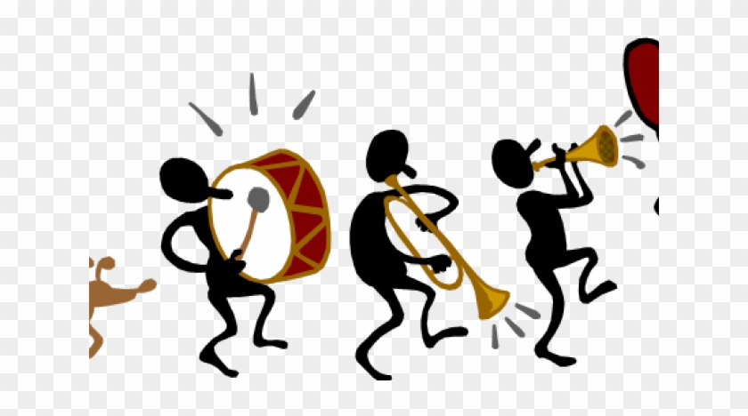 Festival Clipart Philippine Festival - Stick Figure Marching Band #1067195