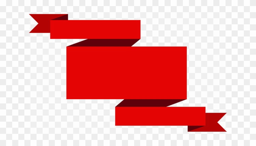 Red Banner Png Transparent Image - Red Ribbon Png #1067265