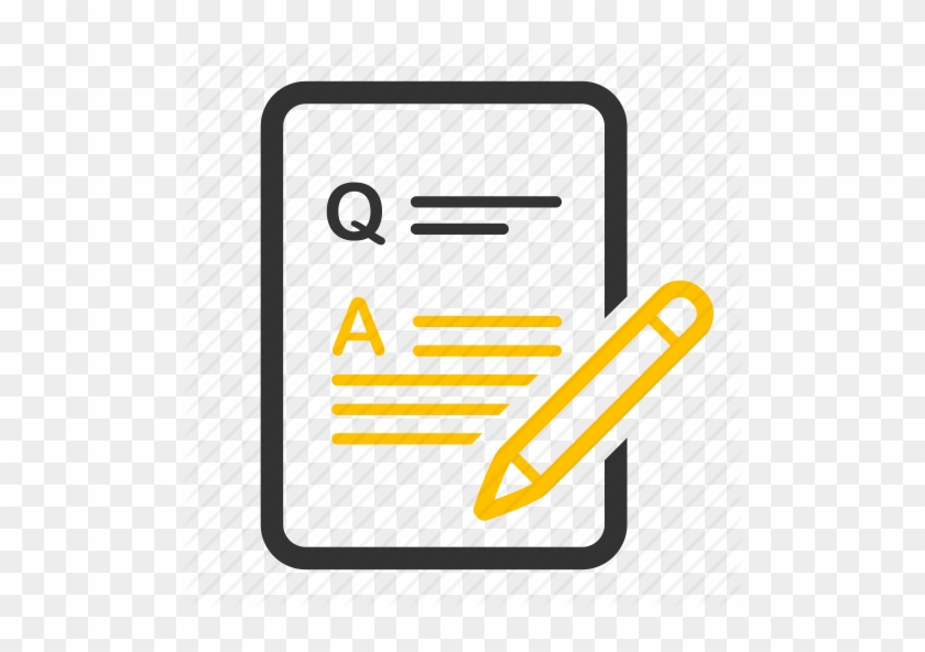 Quiz Icon Set Stock Vector - Multiple Choice Icon #1067504