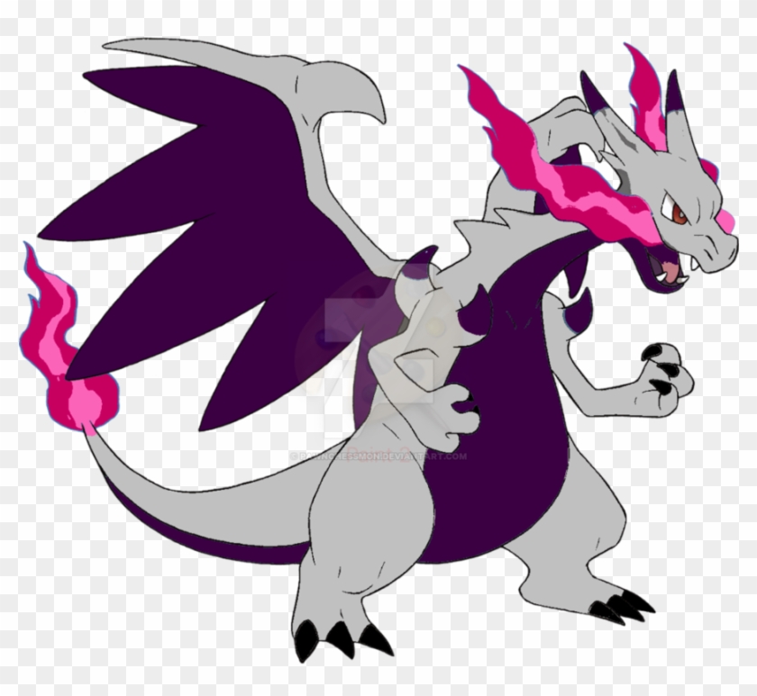 My Mega Charizard X's Color Scheme By Pawnchessmon - Charizard #1067944