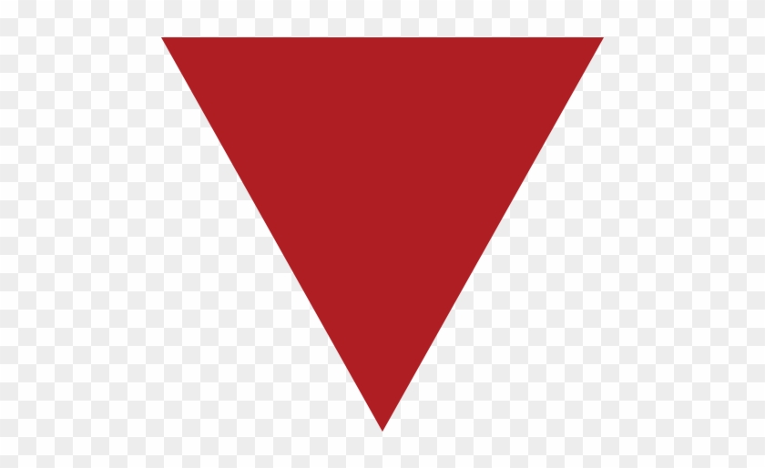 Down-pointing Red Triangle Emoji - Red Triangle Pointing Down #1068375