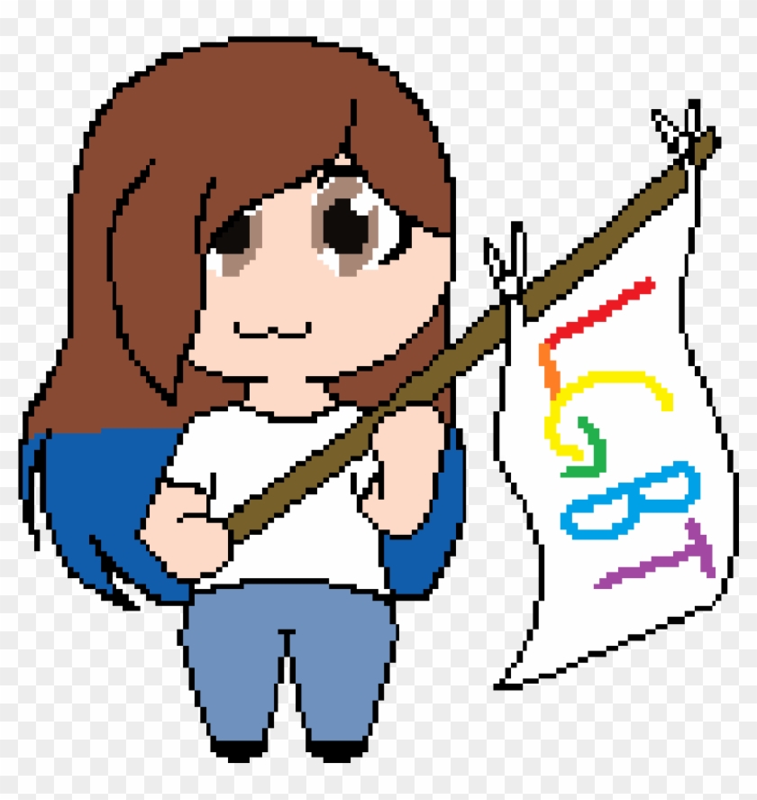 Lgbt Flag By Jada The Artist - Cartoon #1068865