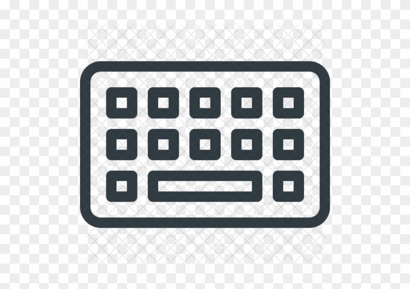 Keyboard Icon - Keyboard Svg Icon #1069030