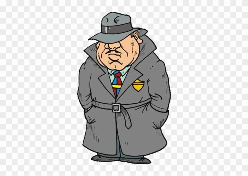 Detective Job Graphics - Detective Clipart Animated #1069405
