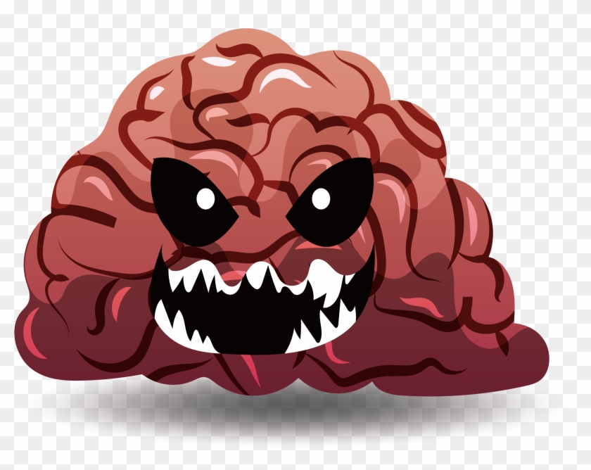 Skull Human Brain Clip Art - Human Brain Cartoon Images In Png #1069699