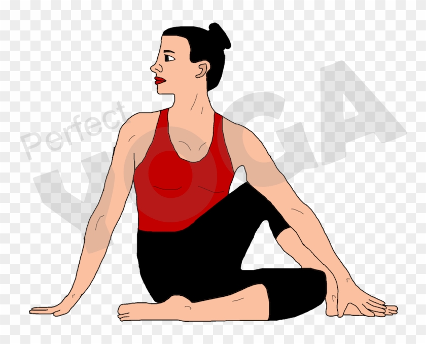 Yoga For Health By Doing Ardha Matsyendrasana - Ardha Matsyendrasana #1070394