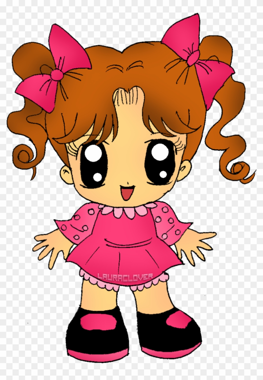 Doll Clipart A Pink - Clip Art Doll Png #1070642