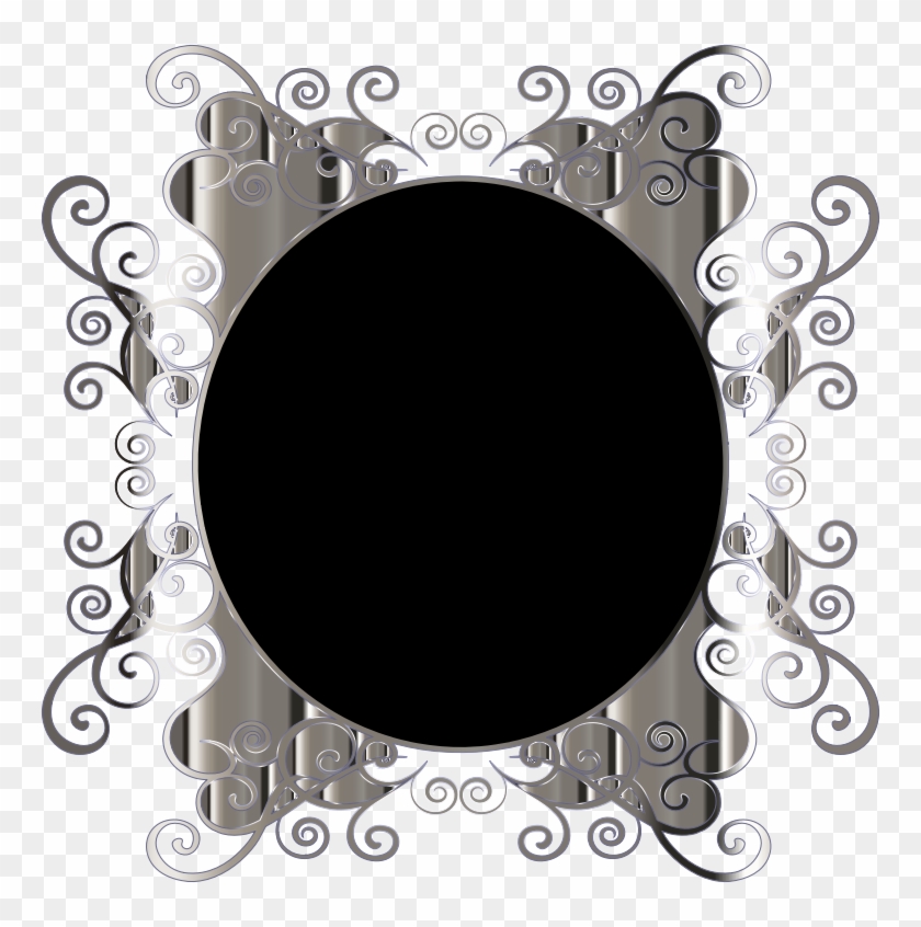 Medium Image - Black Flourish Background Png #1070978