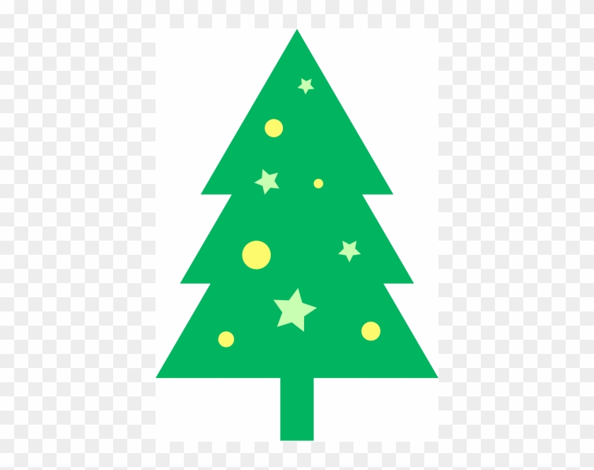 Simple Christmas Tree Illustration - Teen Titans Go Figure Game #1071227