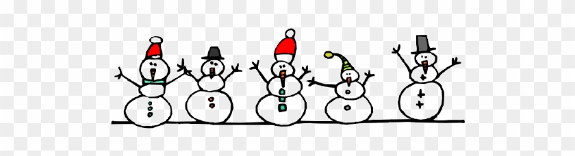 Snowman Clipart Border - Rockin' Around The Xmas Tree 2018 #1072247