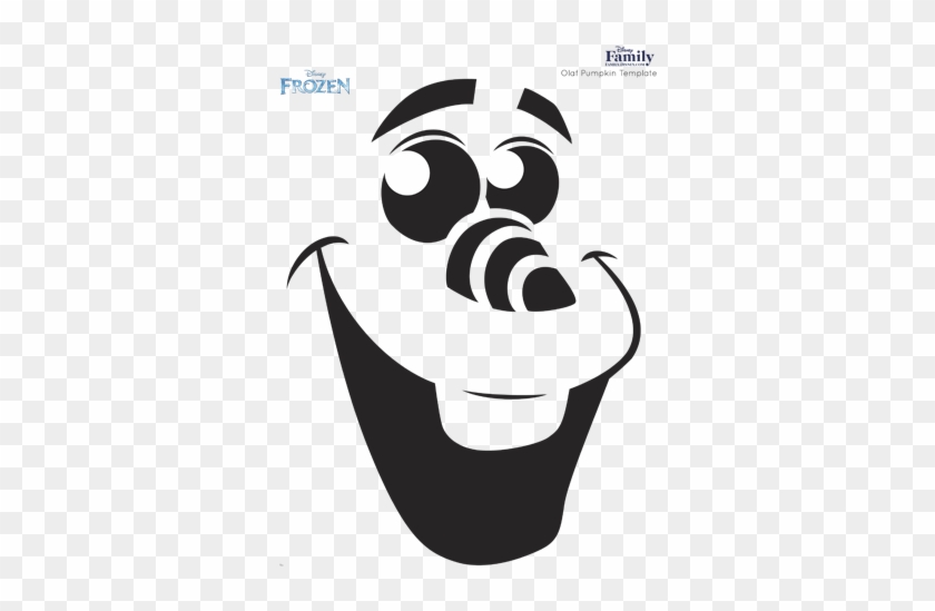 30 - Olaf Pumpkin Carving Stencils #1072441