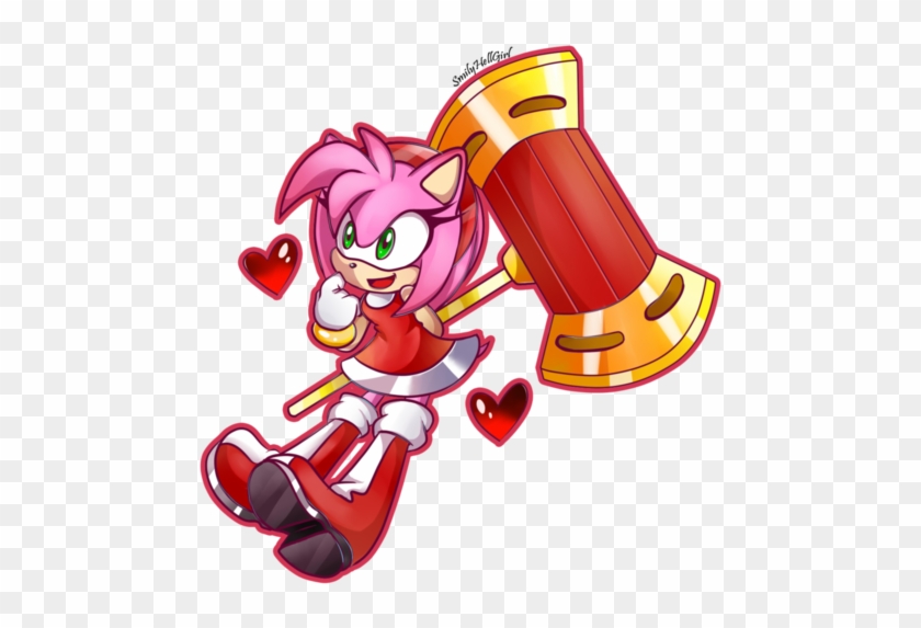 Amy Rose Wallpaper Titled Did You Say Sonikku - Cartoon #1072684