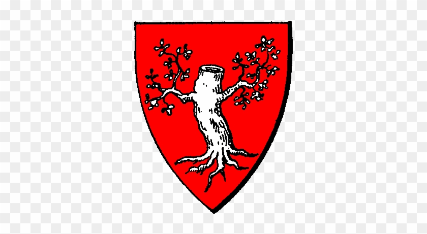 Argent, A Tree Growing Out Of A Mount In Base Vert, - Emblem #1073084