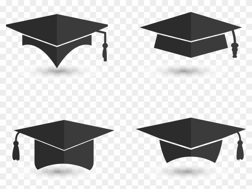 Graduation Ceremony Square Academic Cap Euclidean Vector - Free Vector Graduation Cap #1073197
