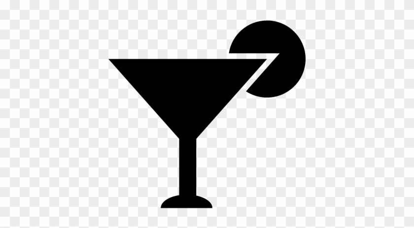 Margarita Drink Glass Vector - Drink Silhouette Png #1073488