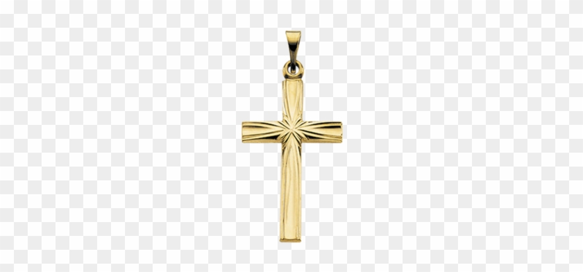 Starting At - $99 - - New Beautiful Solid 14k Yellow Gold Cross Christian #1073692