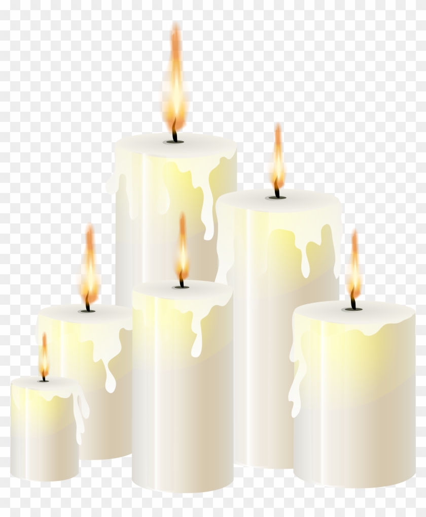 White Candles Png Clip Art - White Candles Png Clip Art #1074017