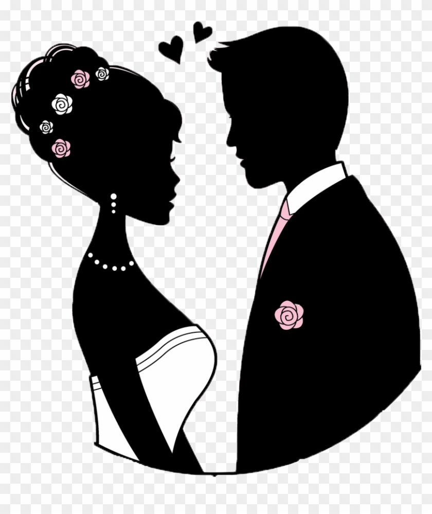 Wedding Bridegroom Marriage Clip Art - Visol Bride And Groom Stainless Steel Hip Flask, 6-ounce, #1074187