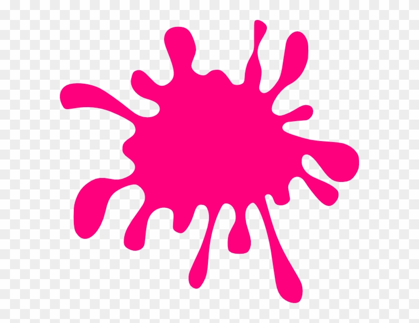 Pink Splatter Clip Art At Clker Com Vector Clip Art - Mud Clip Art #1074340