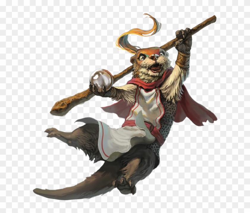 Dungeons & Dragons Pathfinder Roleplaying Game Furry - Otter Warrior #1074723