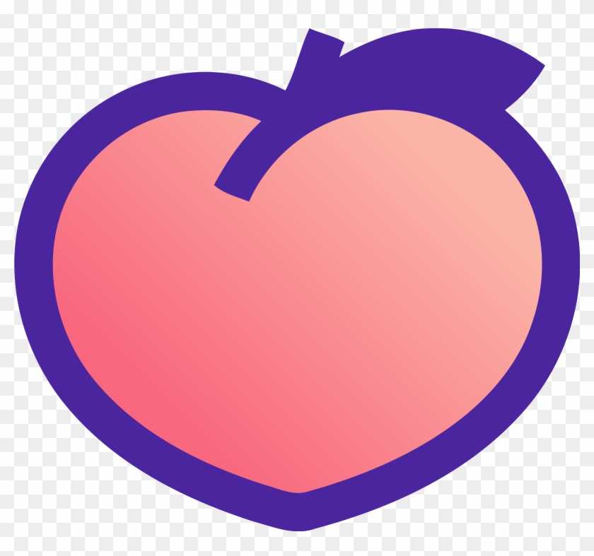 Peach Logo Black And White - Portrait Of A Man #1075857
