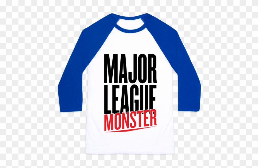 Major League Monster Baseball Tee - Every Body Can Be A Runner Raglan: Funny Workout Raglan #1075935