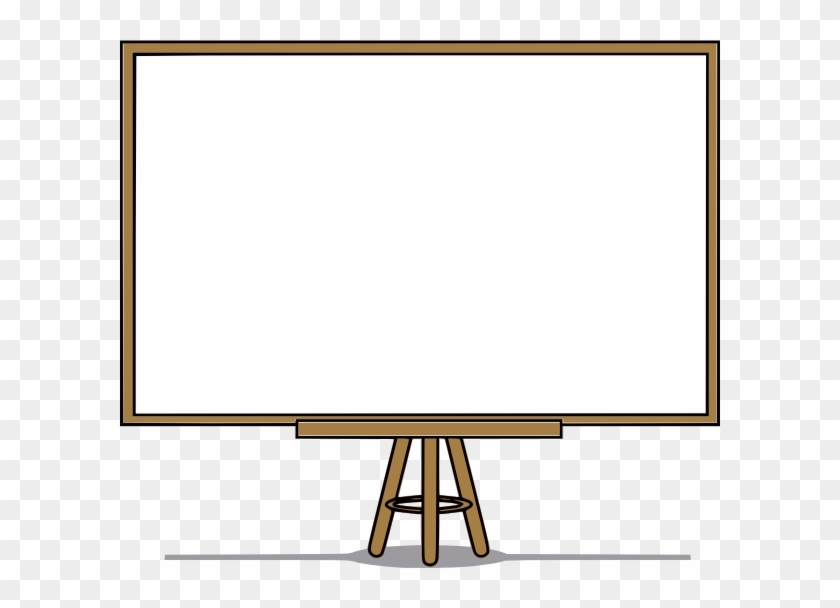White Board Clip Art - กระดาน ไวท์ บอร์ด การ์ตูน #1076830