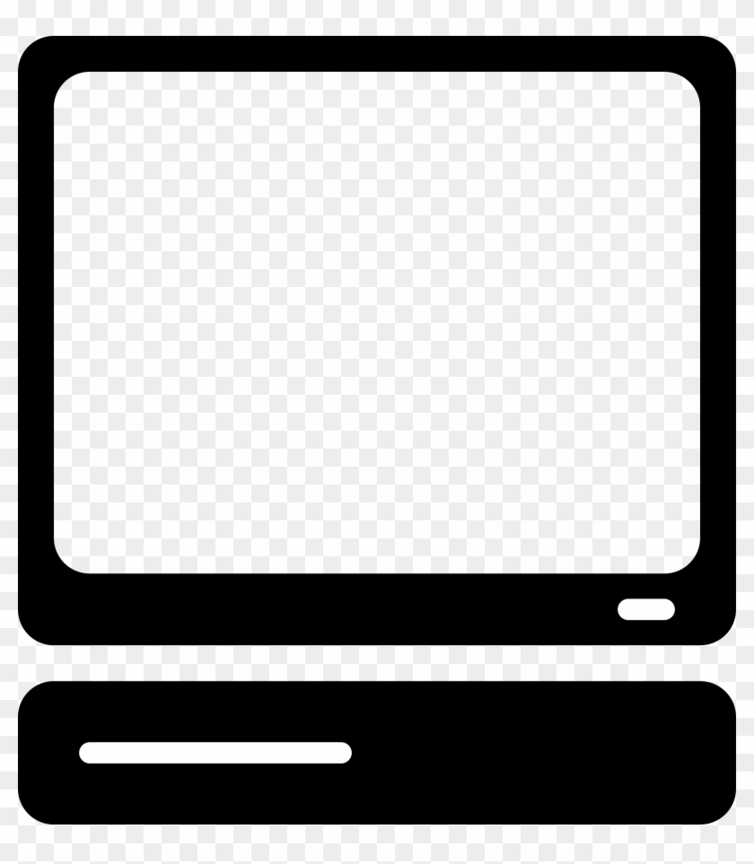 Pc Clipart Black And White - Pc Clipart Icon #1076844