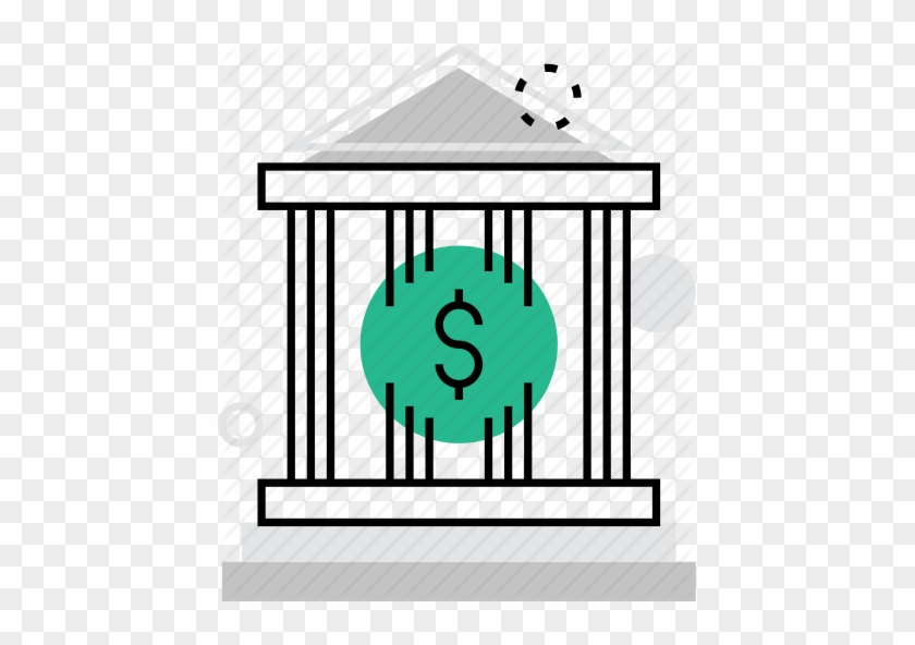Bulding Clipart Branch Office - Bank Branch Icon #1077099