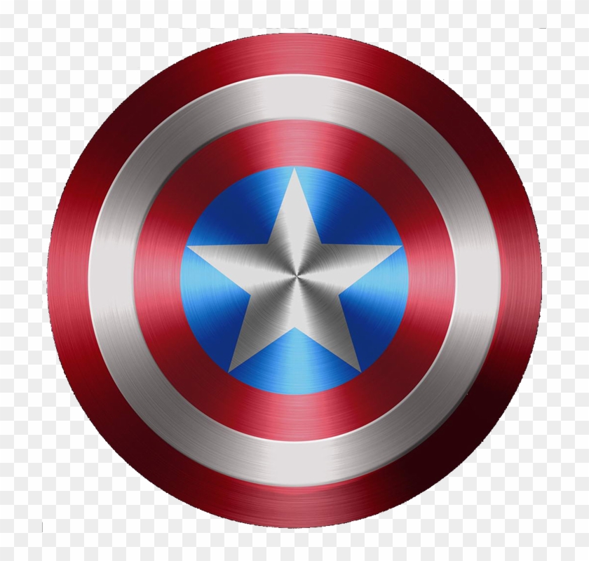 Captain America T-shirt Sticker Wall Decal - Escudo Capitão America Vetor #1077457