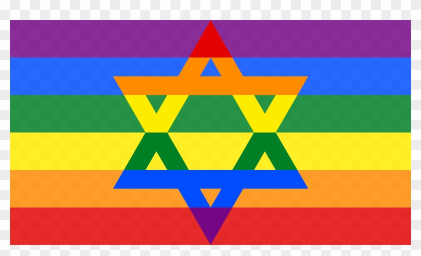 Starofdavidgay - ' - Jewish Gay Pride Flag #1078038