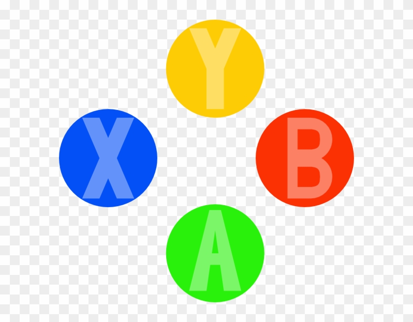 Xbox Controller Light Buttons Clip Art - Y Button On Xbox Controller #1078036