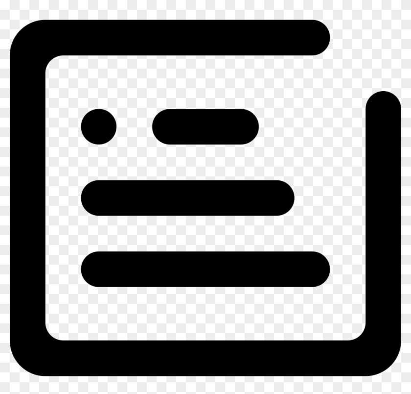 Tab Trend Unselect Comments - Font Awesome List Icon #1078360
