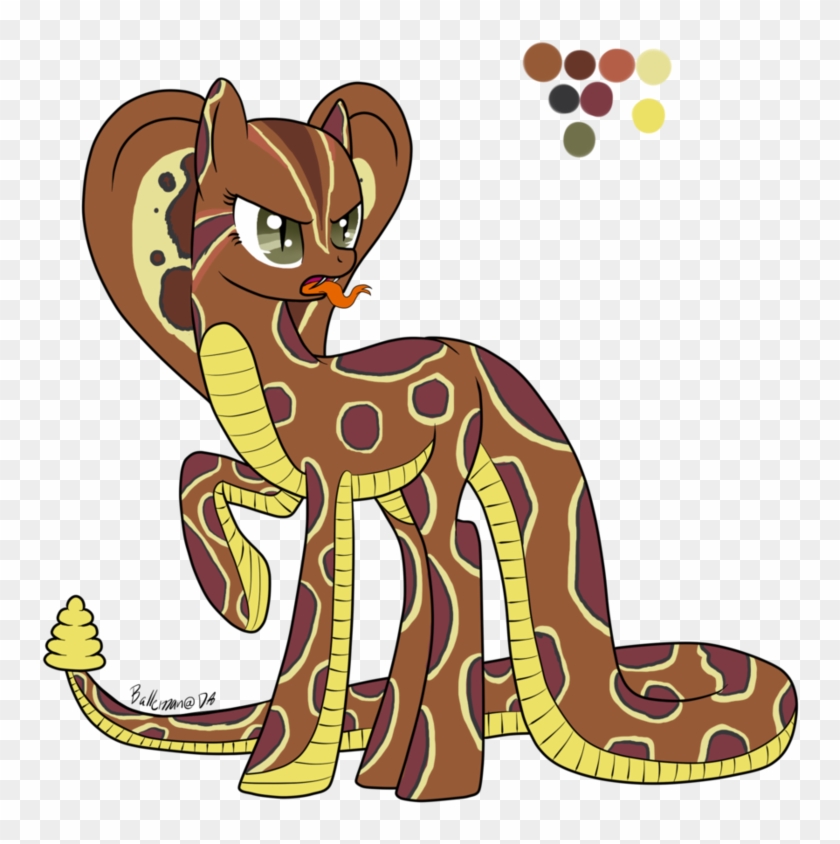 Snake Hybrid Naja Vector By Dreamyartcosplay - Horse #1078715