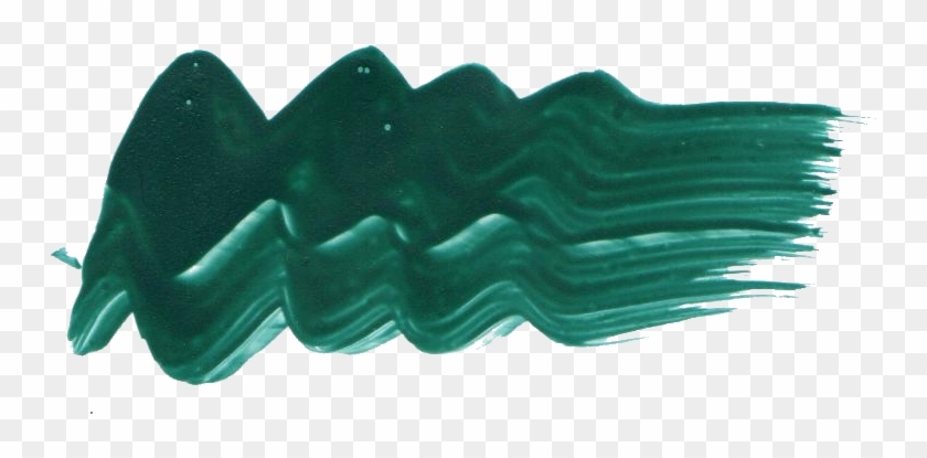Free Download - Paint Stroke Dark Green #1079497