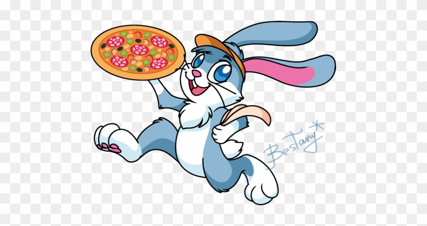 Pizza Rabbit By Bestary - Rabbit #1079674