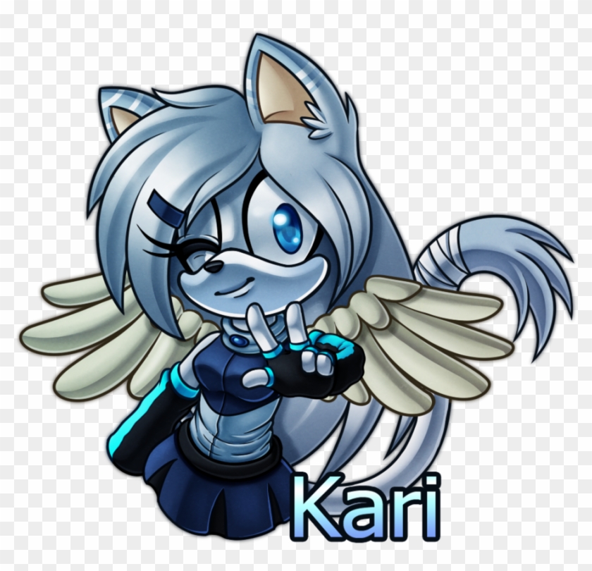 Little Blue Angel - Cartoon #1079948