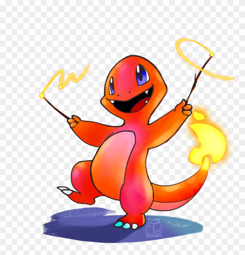 004 Charmander - Cartoon #1080288