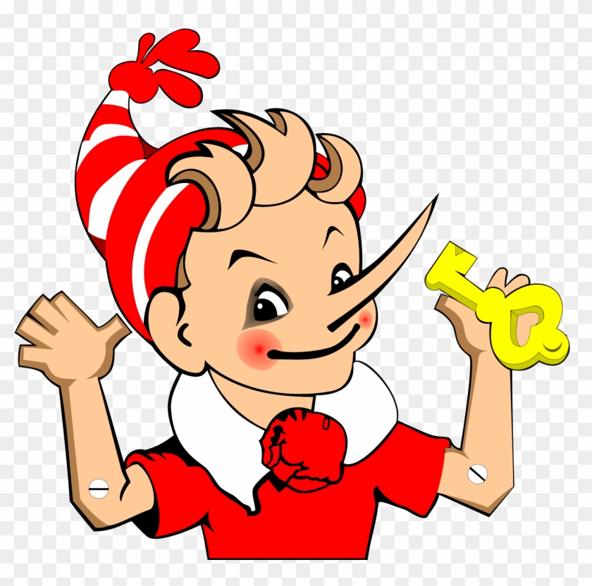 Pinocchio Png - Золотой Ключик Буратино Png #1080531
