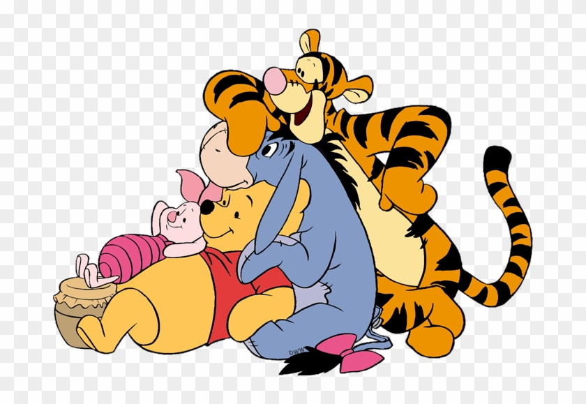 Baby Winnie The Pooh Clipart - Winnie The Pooh Piglet Tigger Eeyore #1080530