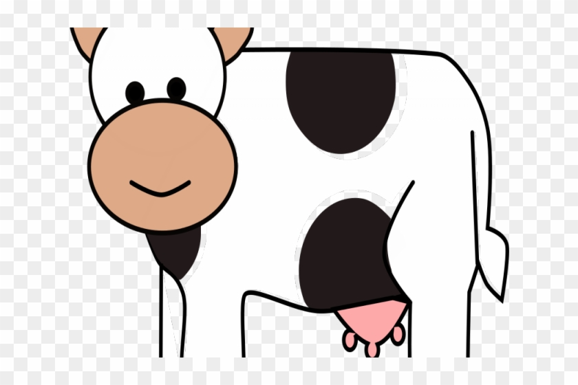 Free Cow Clipart - Kundenspezifischer Textmagnet Der Kuhillustration Quadratischer #1080553