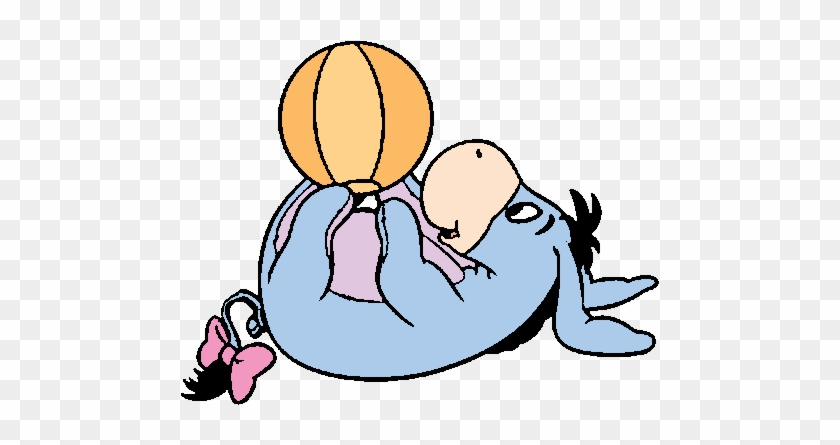Baby Pooh Clipart - Winnie The Pooh Baby Eeyore #1080554