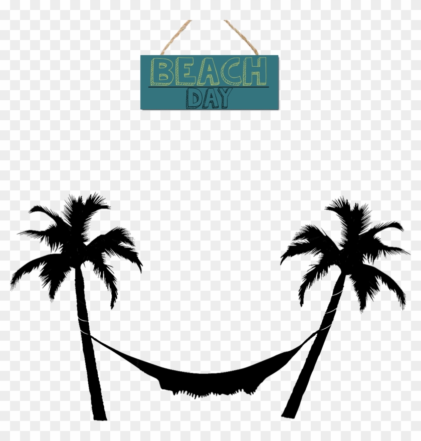 Arecaceae Hammock Tree Clip Art - Palm Tree Hammock Tattoo #1080834