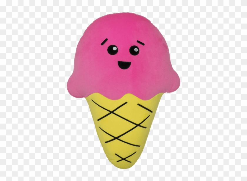 Picture Of Ice Cream Cone Scented Embroidered Pillow - Ice Cream Cone #1081027