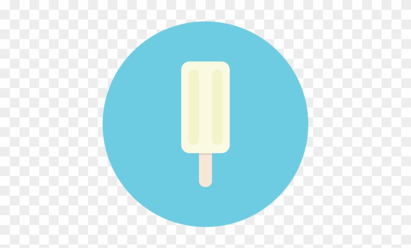 Cream, Creme, Dessert, Sweet, Ice, Freezing, Stick - Ice Cream Flat Png #1081057