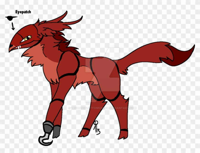 Fnaf Foxy Kurion ~closed By Technicallytomorrow - Foxy Color Guide Fnaf #1081637